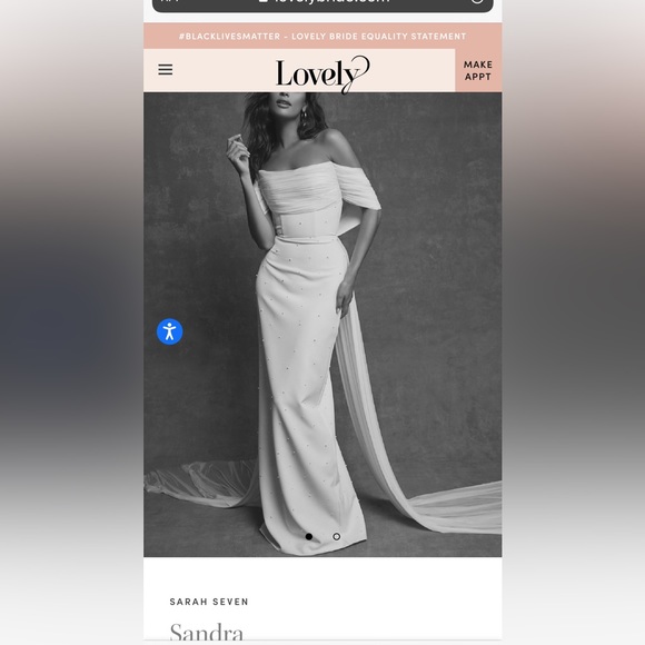 Sarah Seven Sandra Wedding Dress - Picture 6 of 7